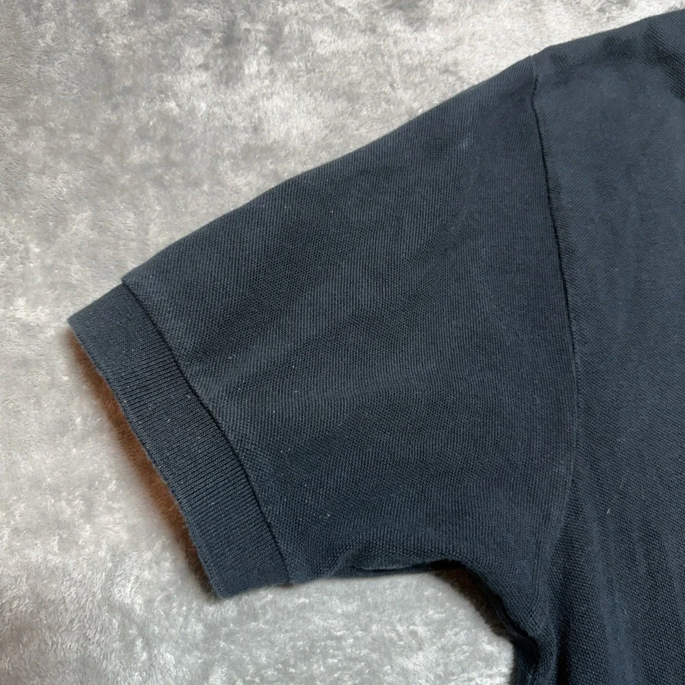 Polo Ralph Lauren Triple Pony Shirt‎ Men XL Black Custom Fit Multi Color Logo